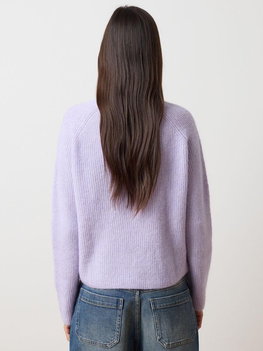 Lilac Regular Fit Sweater_3
