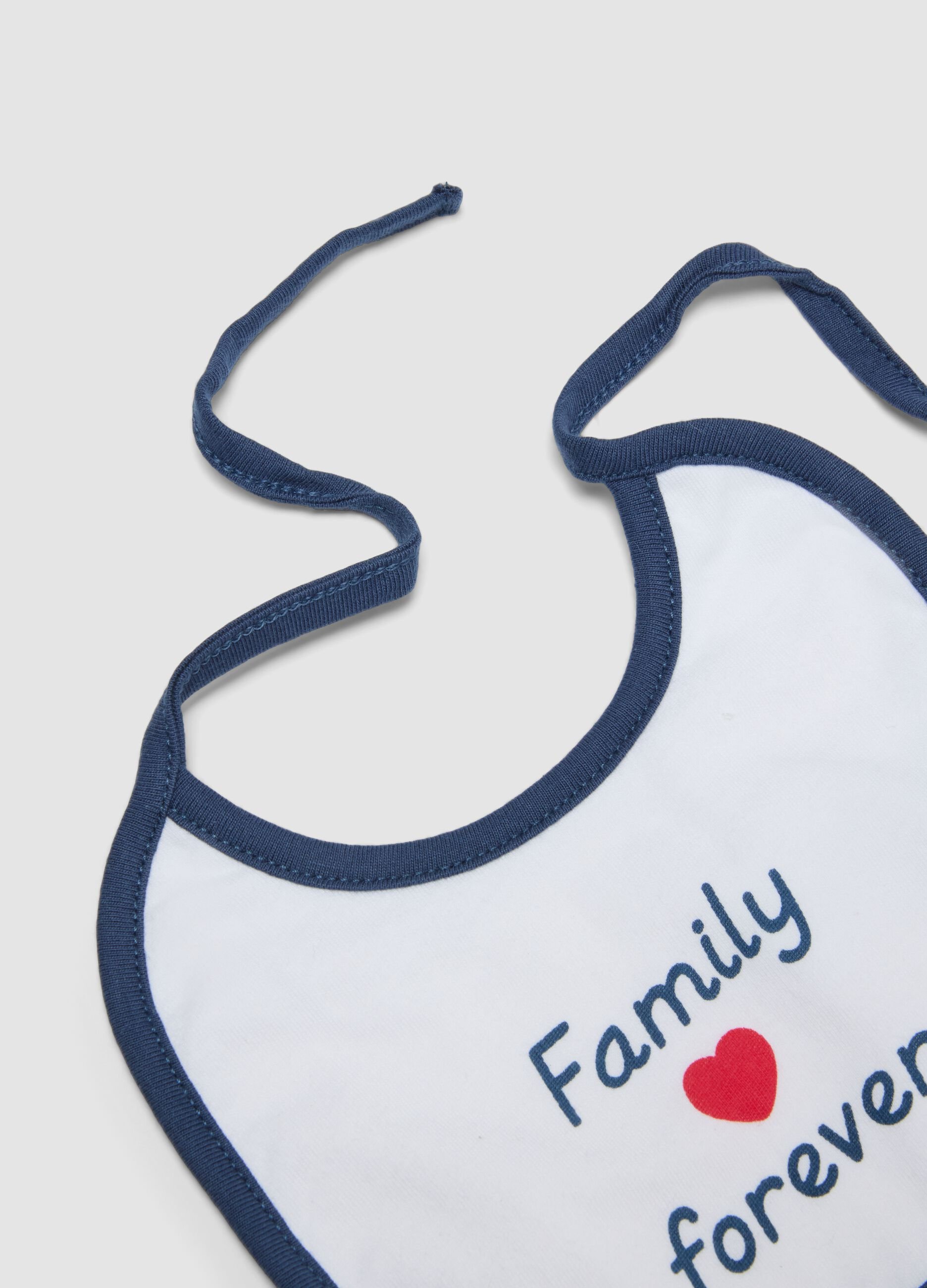 Unisex multicolour pure cotton bibs &ndash; 2-pack