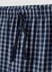 Navy organic cotton pyjamas with grandad collar, regular fit_5