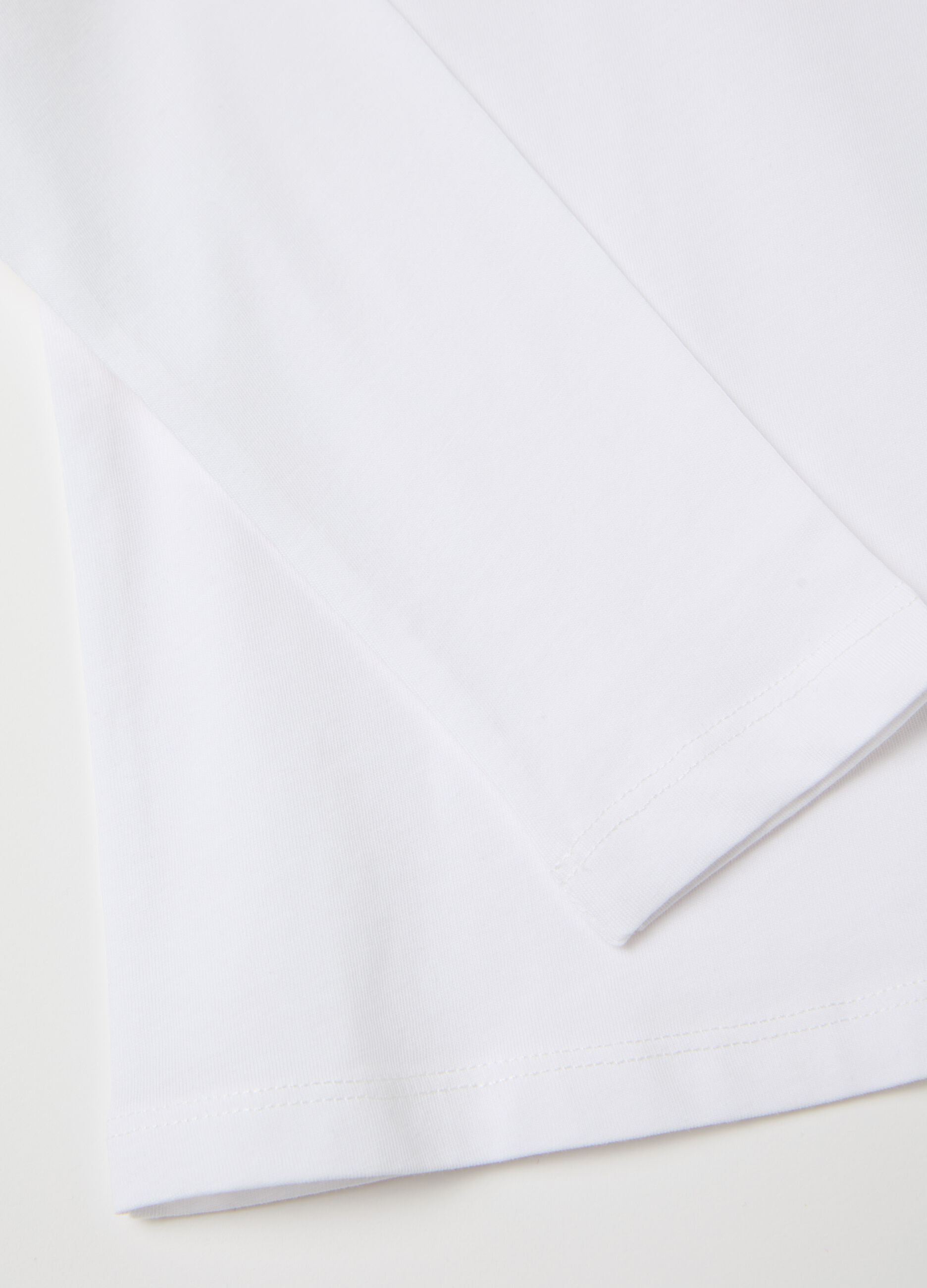 T-shirt maniche lunghe in cotone bio