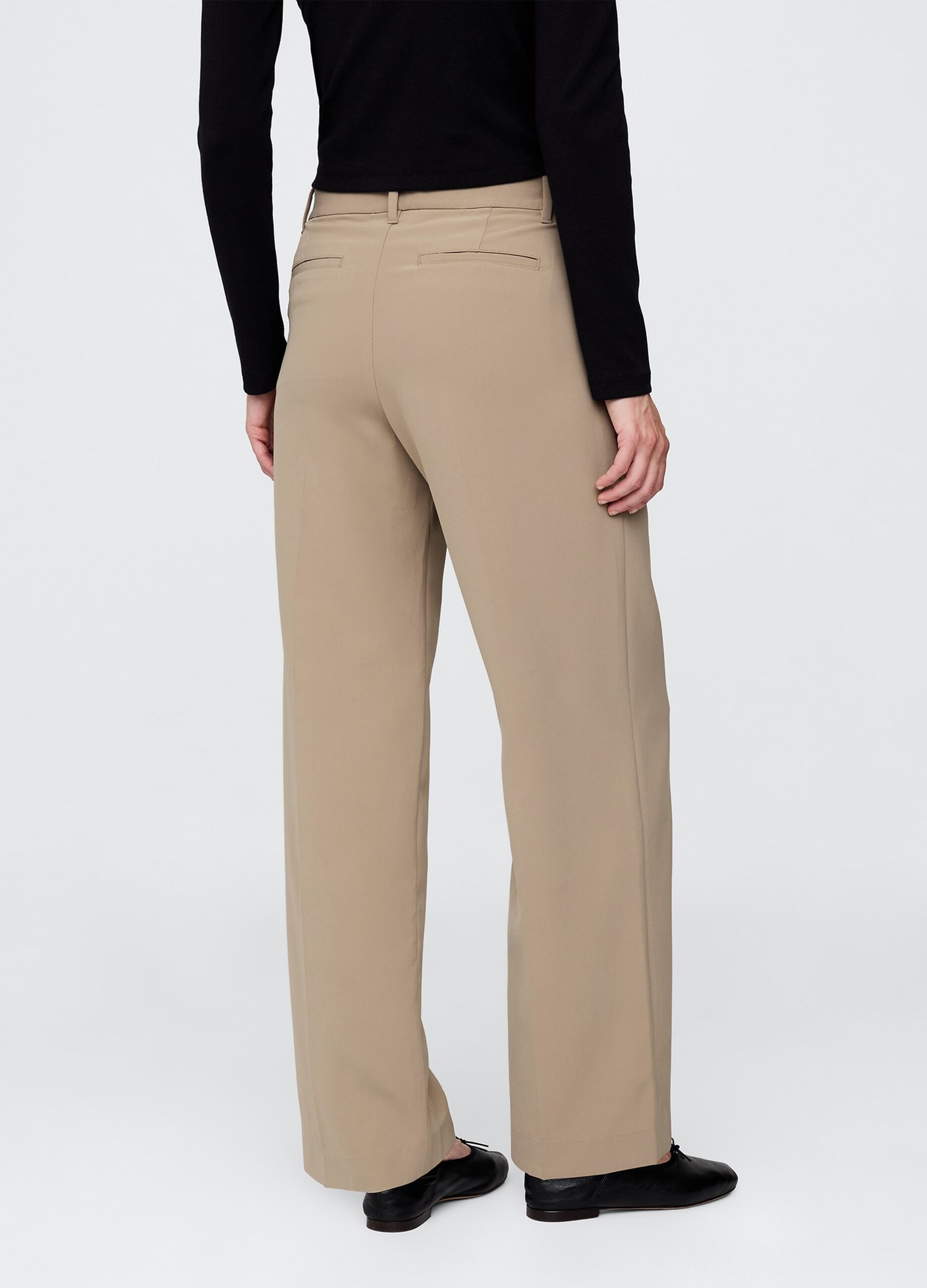 Pantaloni a palazzo in tessuto elasticizzato