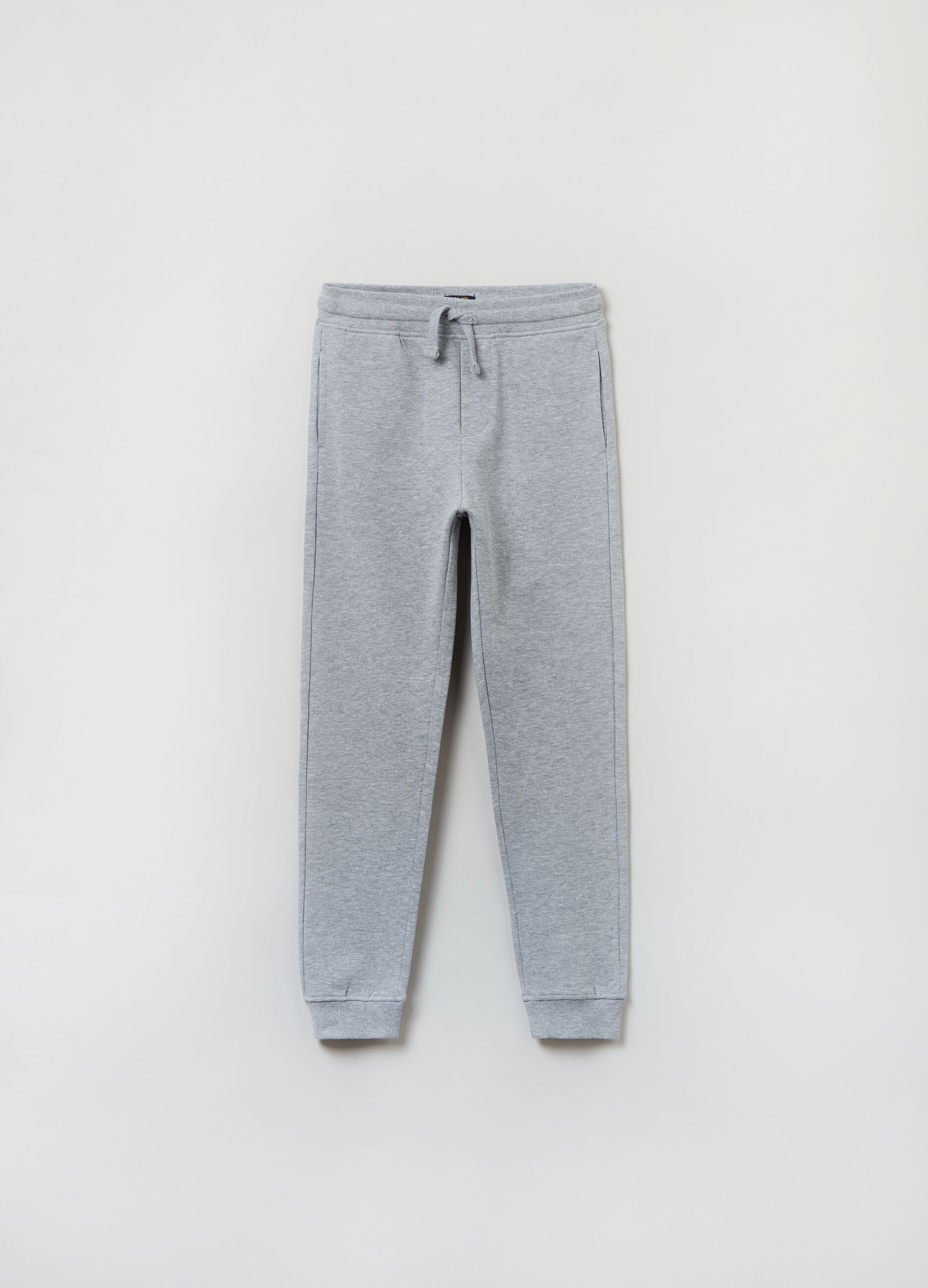 Joggers in felpa con coulisse_0
