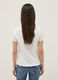 T-shirt in puro cotone bianca regular fit_3