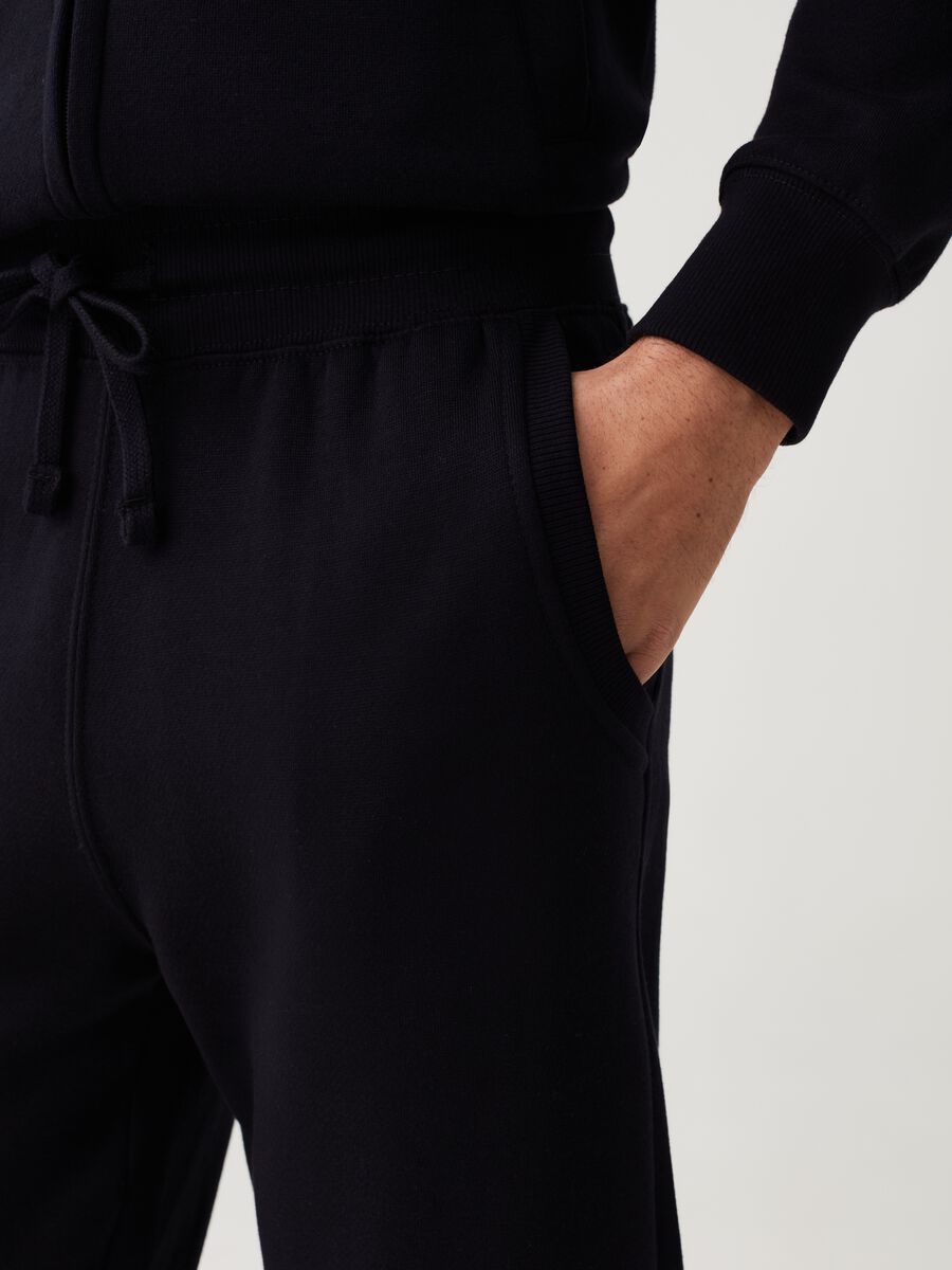 Joggers in felpa con coulisse_3