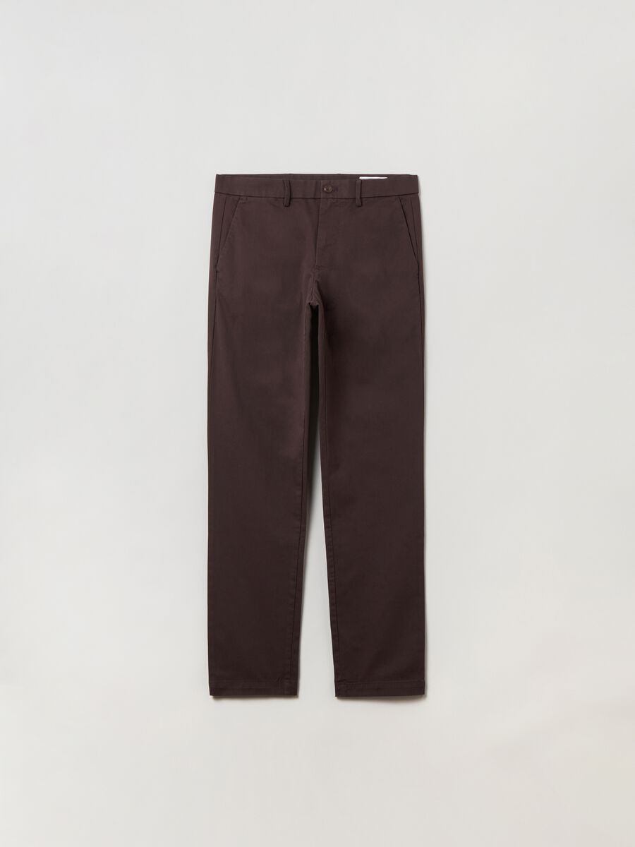 Pantaloni chino slim fit_0