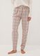 Beige pure organic cotton crew-neck pyjamas_2