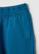 Children's regular fit blue short joggers in pure cotton_2