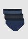 Blue Stretch Cotton Tripack Briefs_4