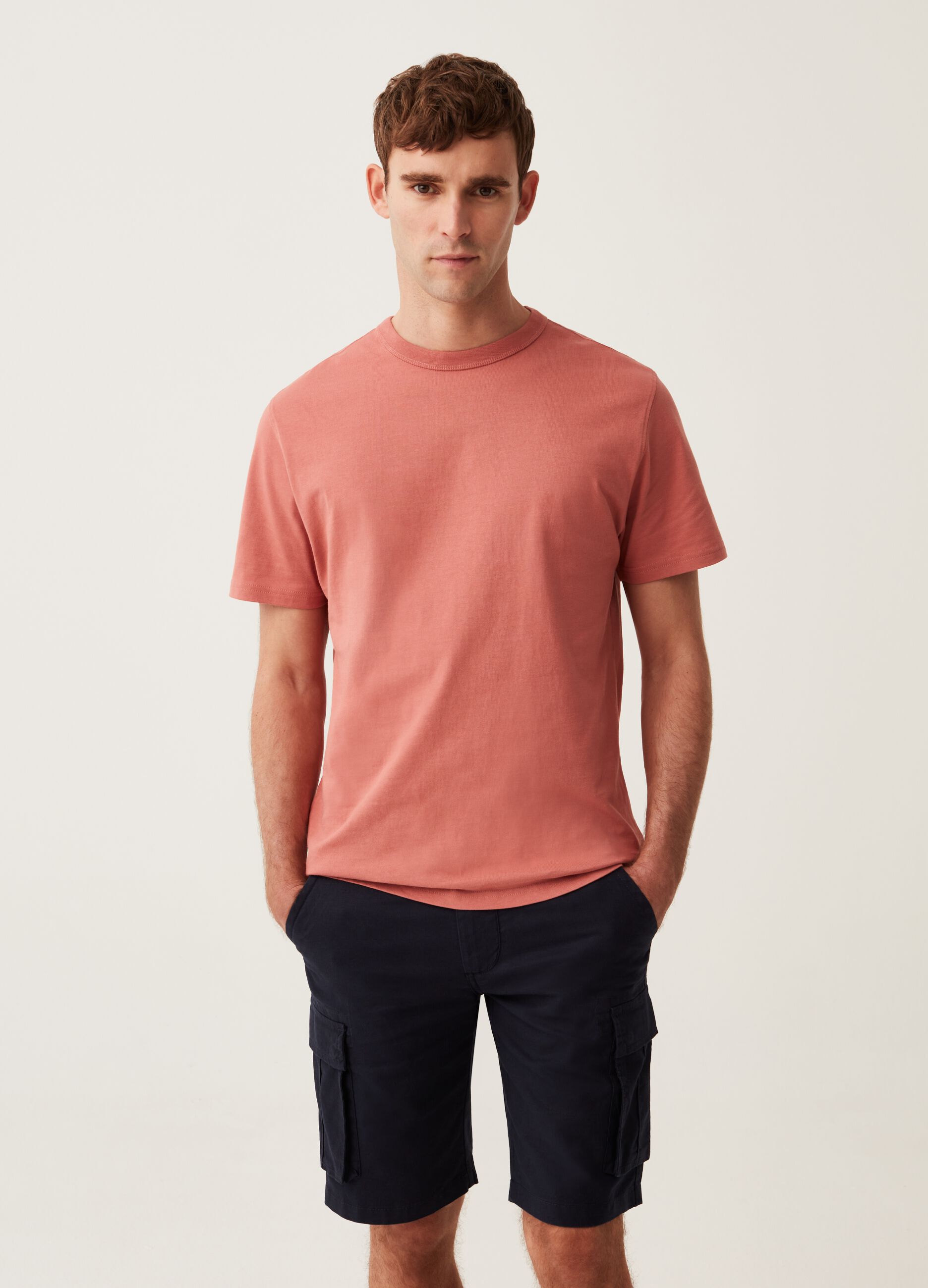 Ovs Bermuda cargo in lino e cotone