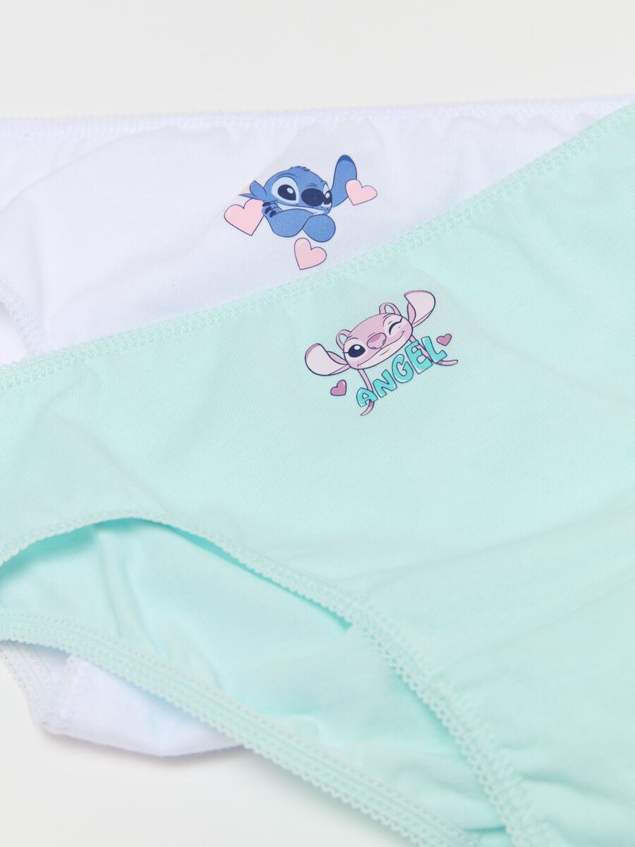 Five-pack cotton briefs with Angel & Stitch print_3