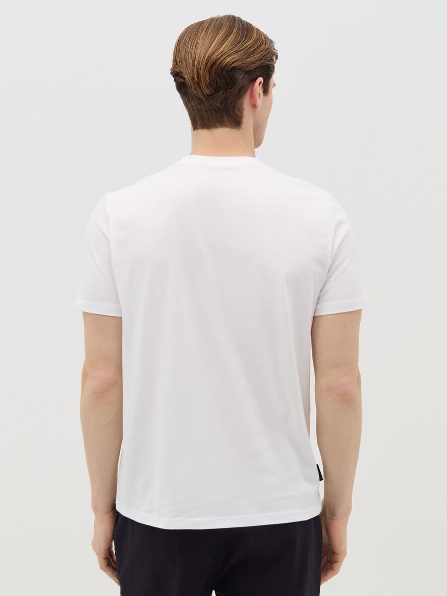 Cotton T-shirt with "Amalfi Italy" print_3