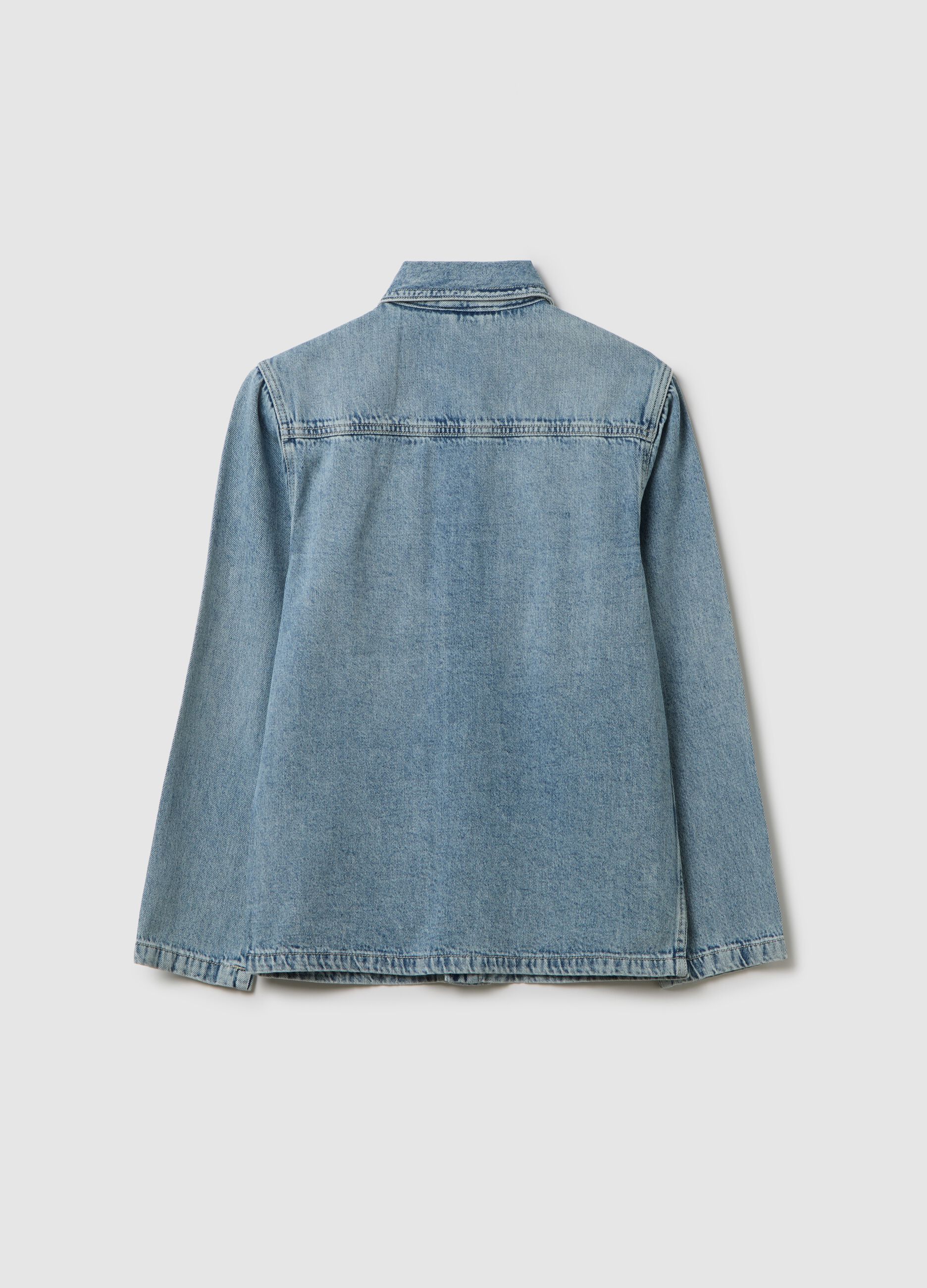 Regular Fit Denim Jacket for Boys