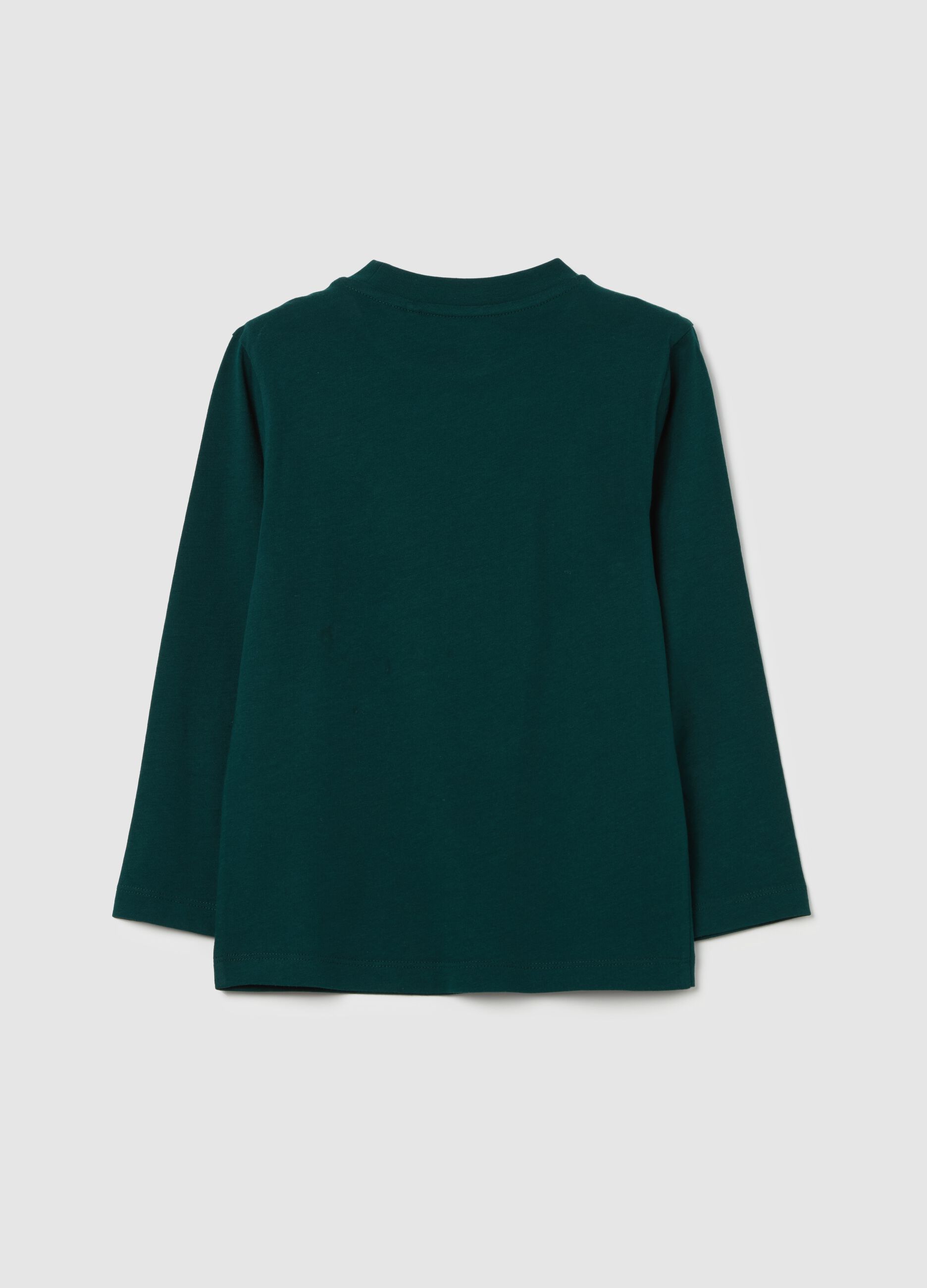 T shirt bambino tinta unita verde online