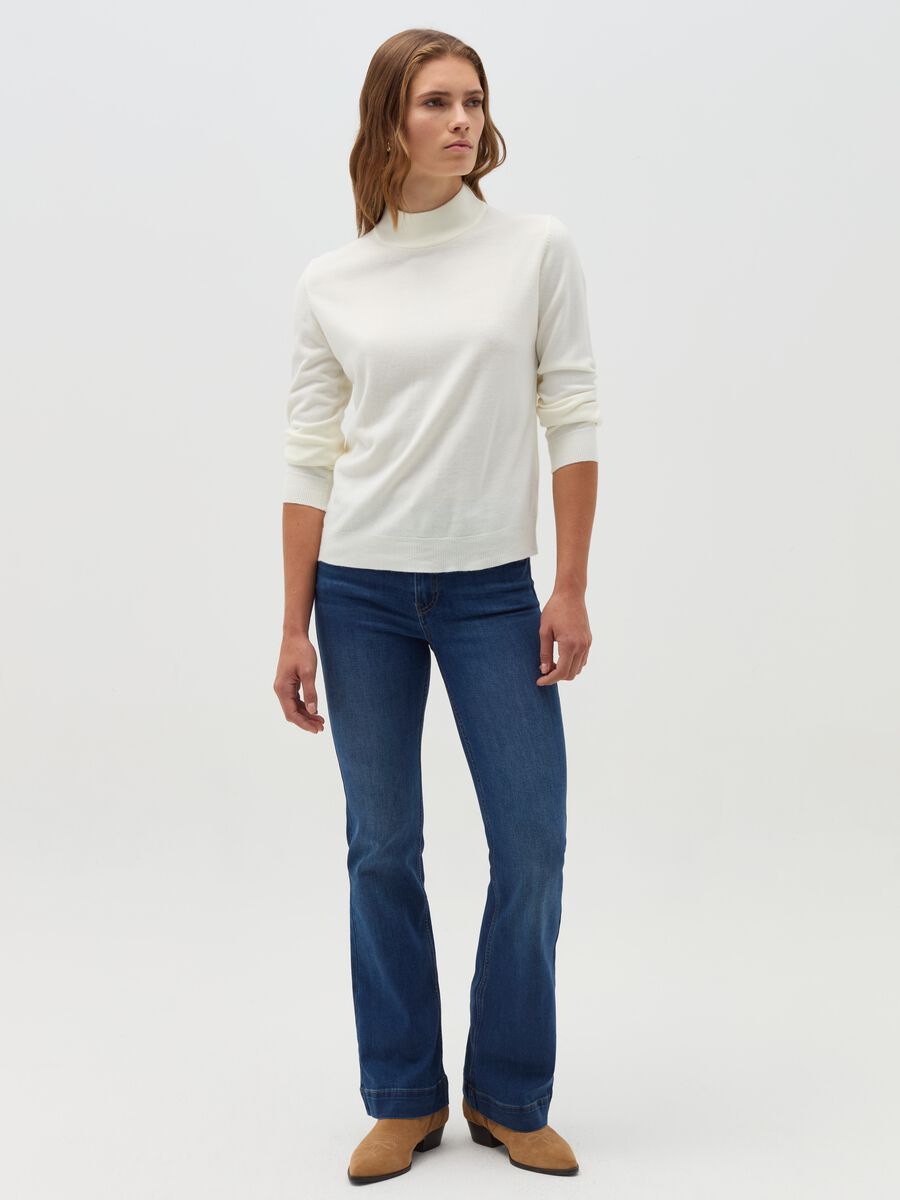 Pullover with mock neck_1