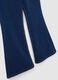 Girls' blue cotton flare jeggings_3