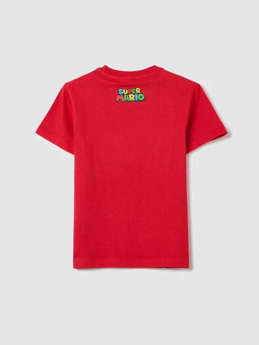 Red T-shirt in cotton with Super Mario™ print_1
