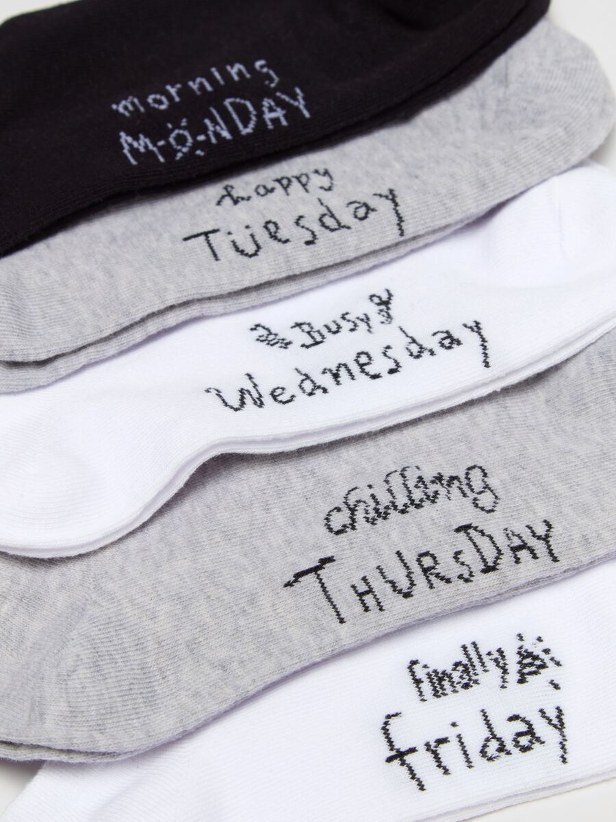Multi-pack shoe liners with days of the week_1