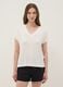 White stretch viscose T-shirt, regular fit_2
