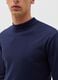 Fleece sweatshirt with mock neck_3