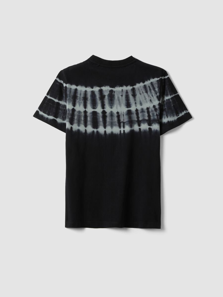 Black short-sleeve pure cotton T-shirt_1