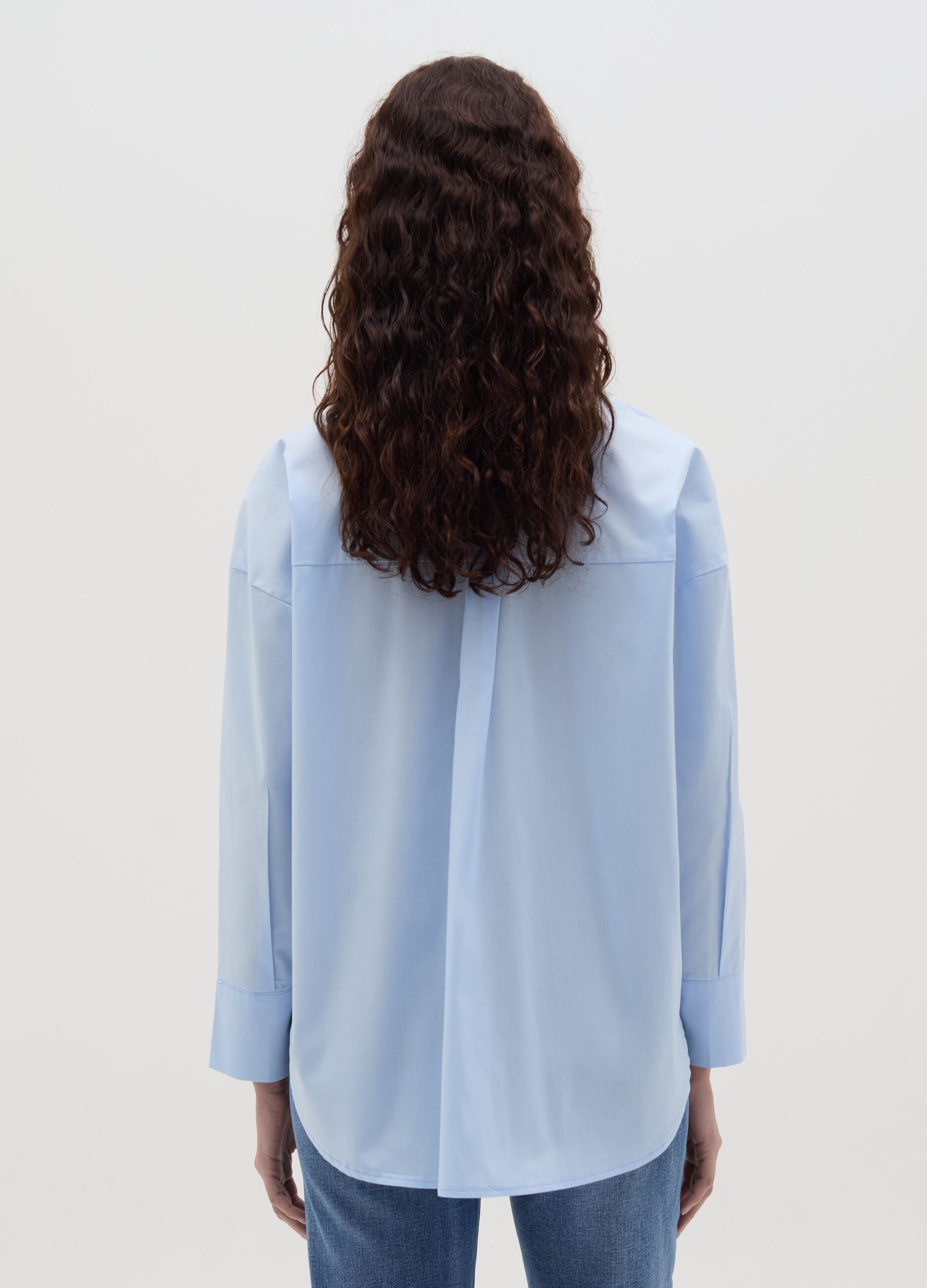 Stretch cotton shirt