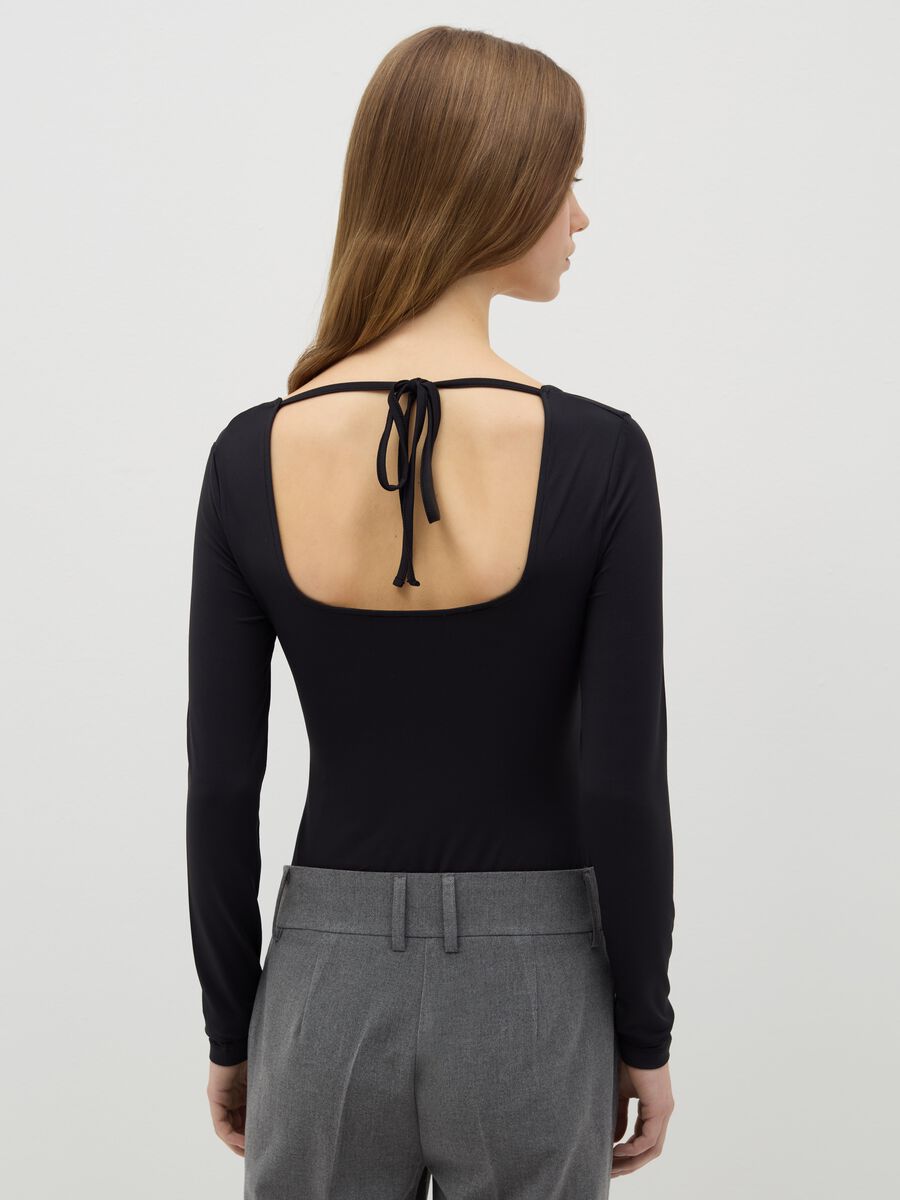 Long-sleeved bodysuit with square neckline_2