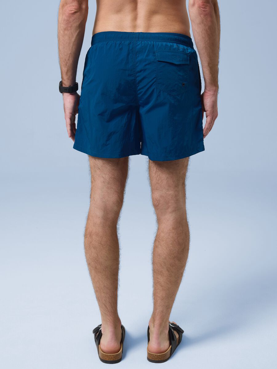 ALTAVIA SAILNG blue boxer swim shorts with elasticated waist_3