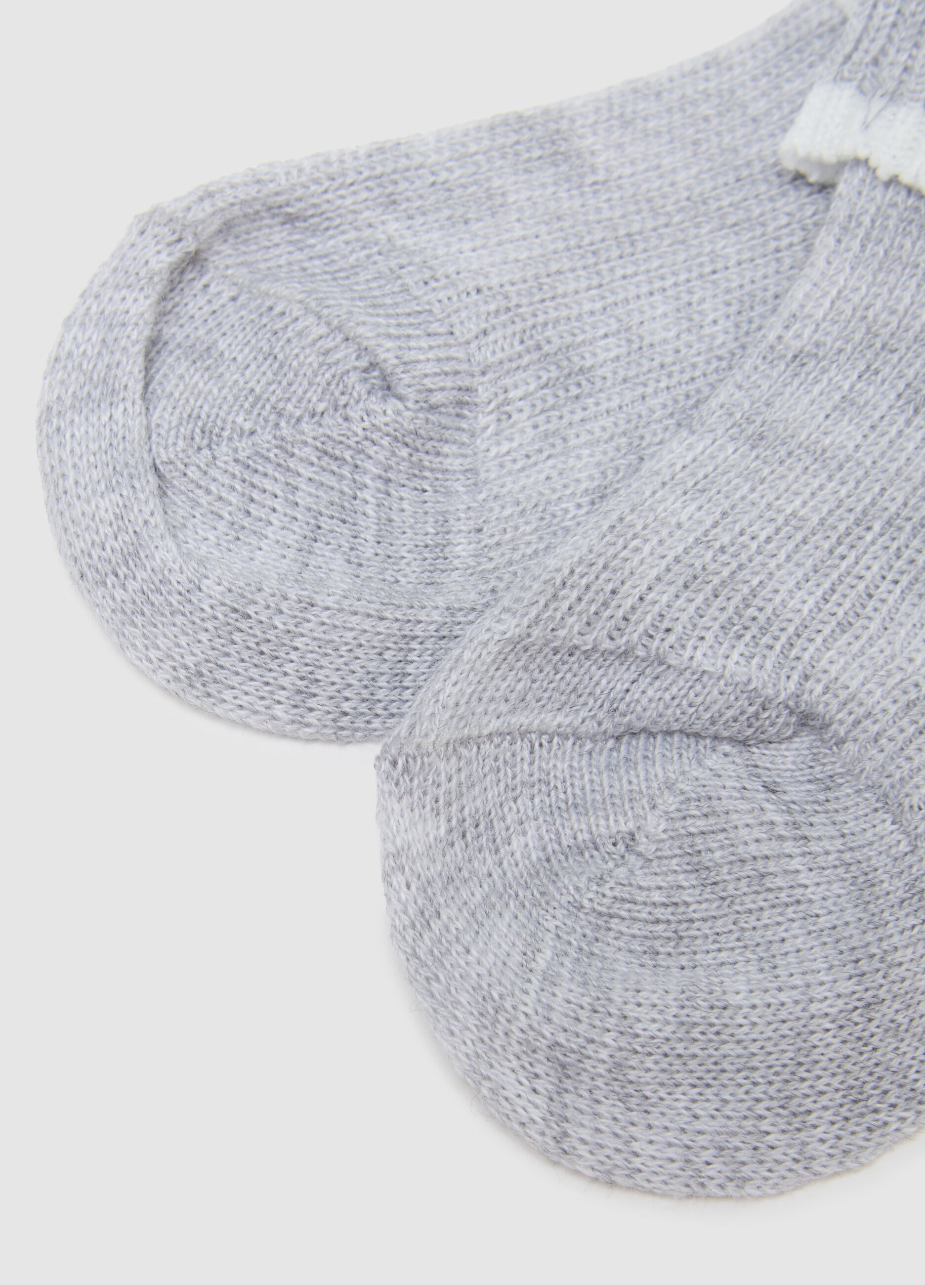 Set bipack calze da neonata in misto cotone multicolor corte