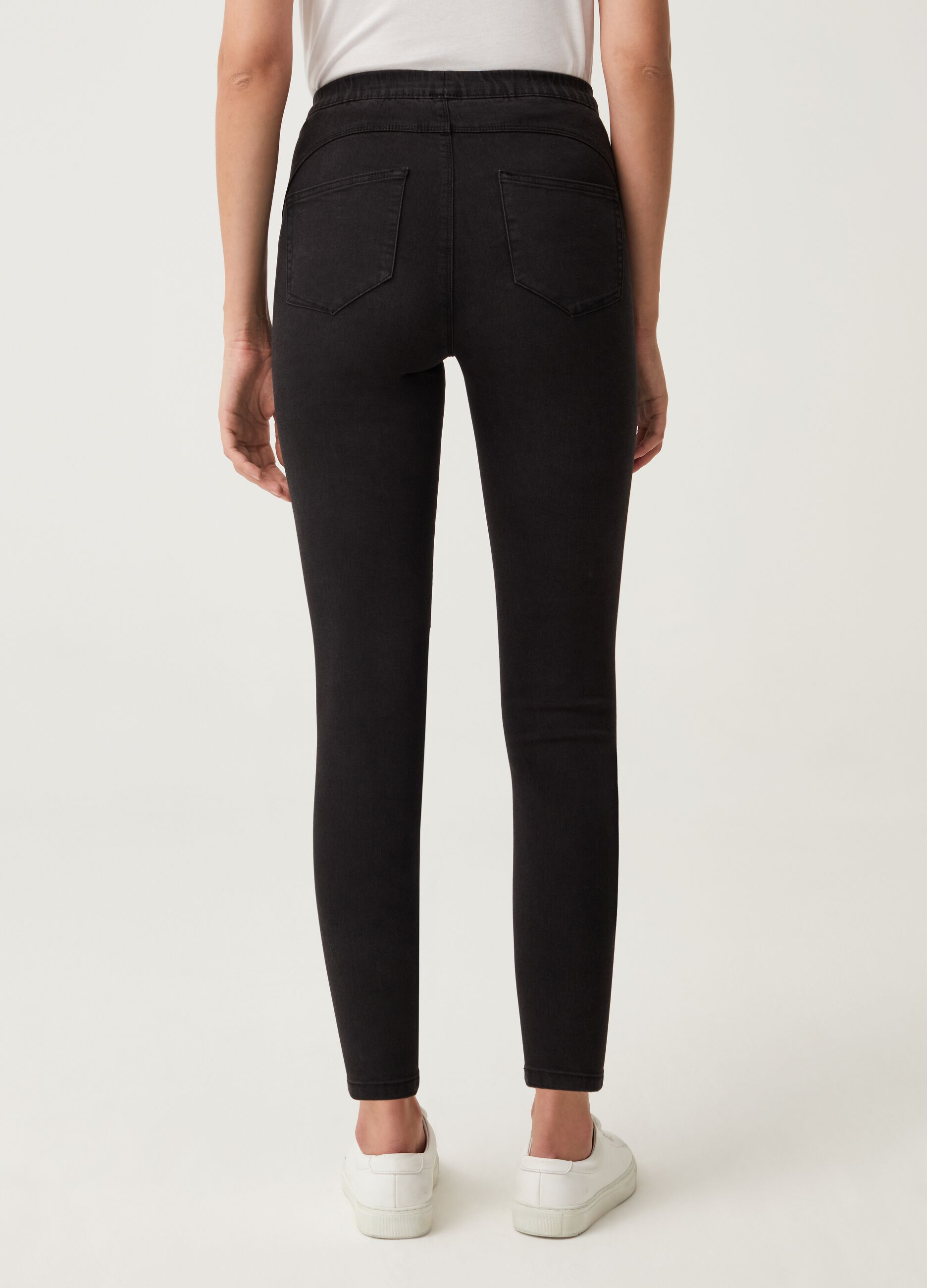 Jeggings cropped a vita alta_2
