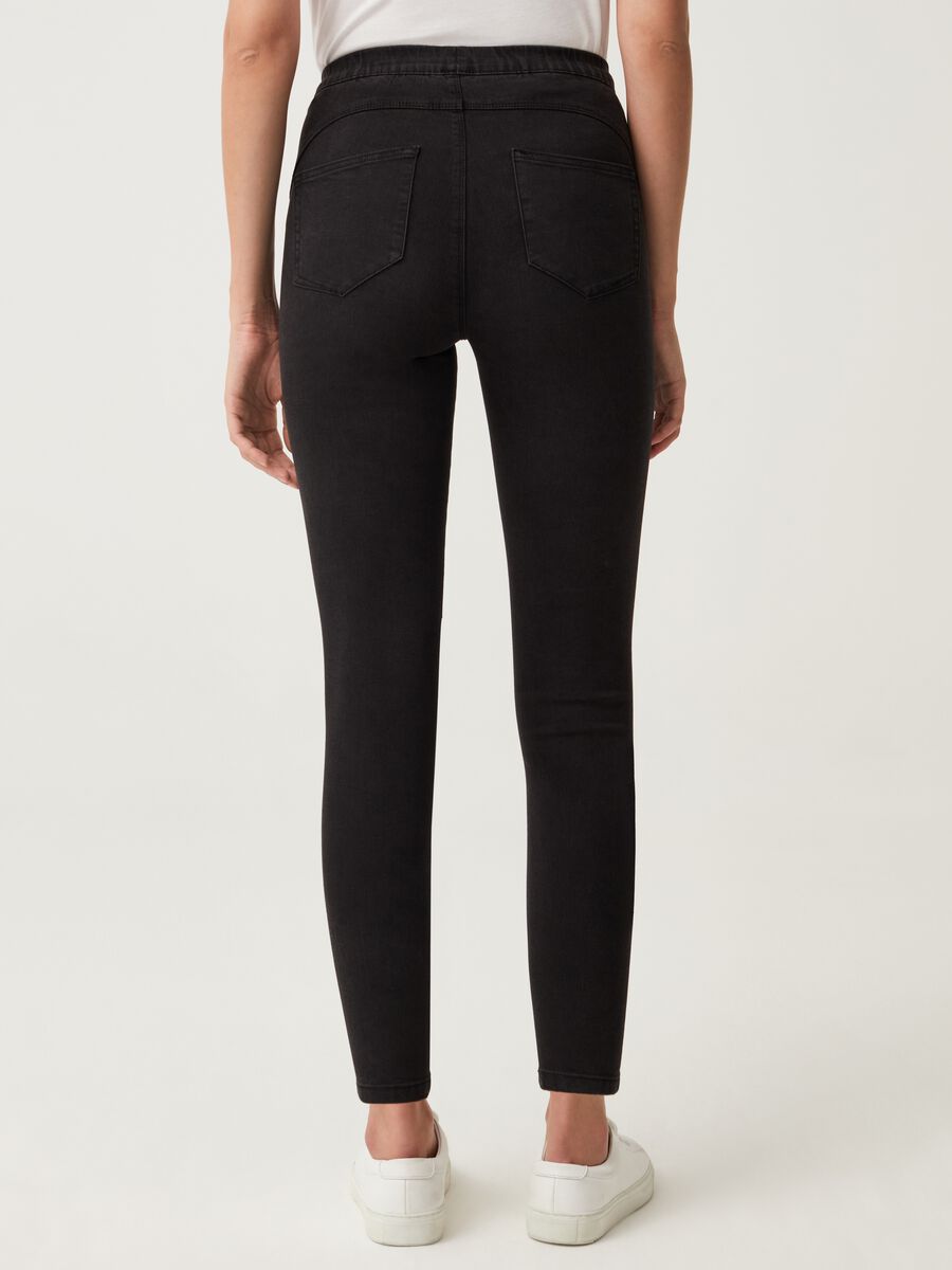 Jeggings cropped a vita alta_2
