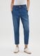Jeans baggy lavaggio medio in puro cotone_1