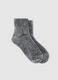 Soft grey socks in stretchy fabric_0