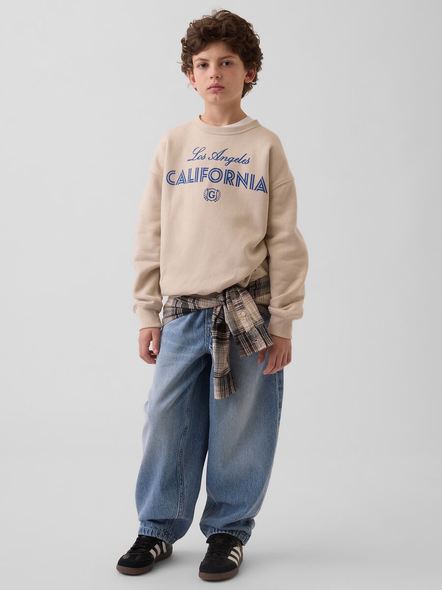 Cotton-blend crew-neck sweatshirt_2