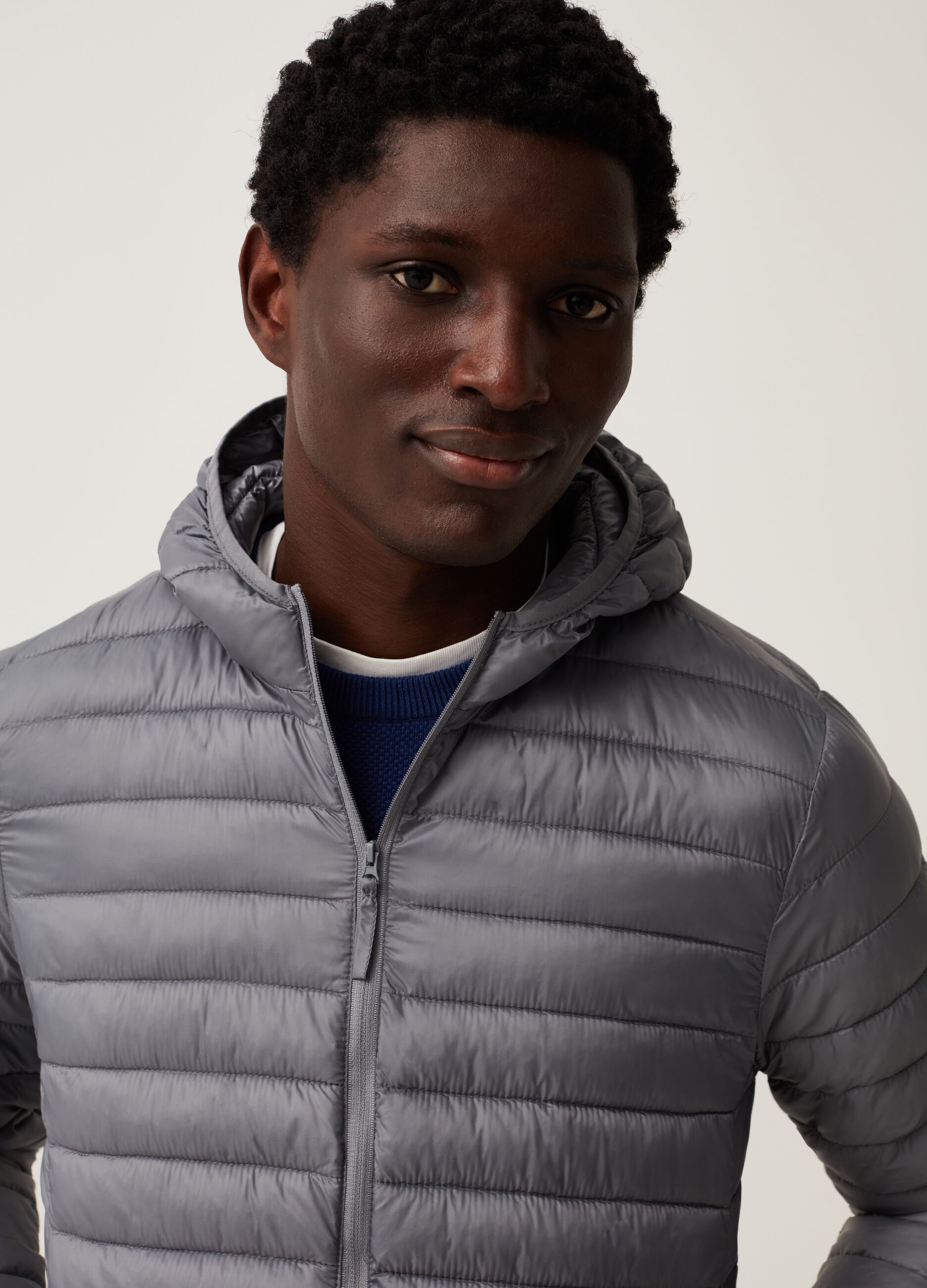 Ultra-light down jacket with hood