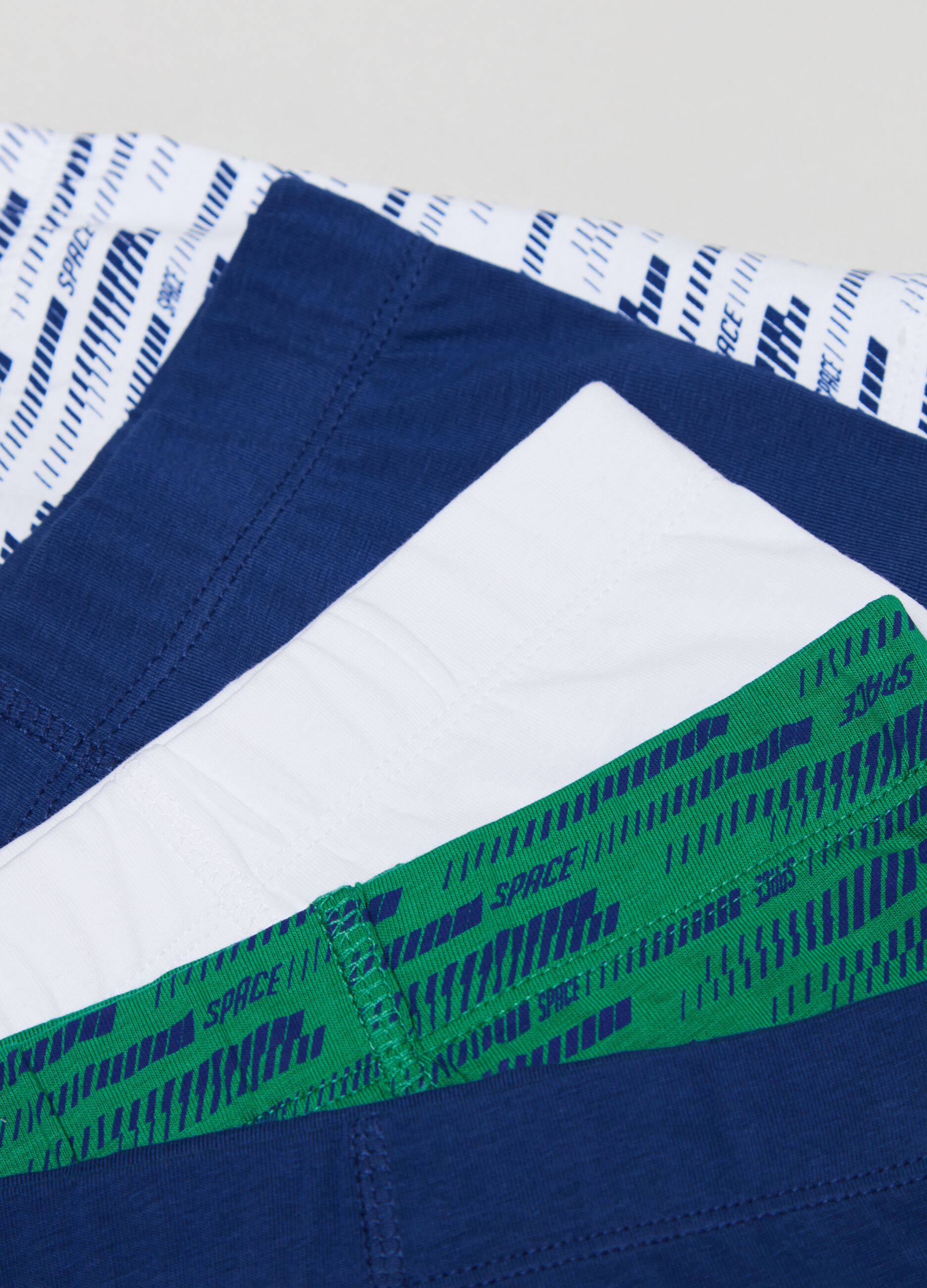 Set cinque boxer stretch con stampa_2