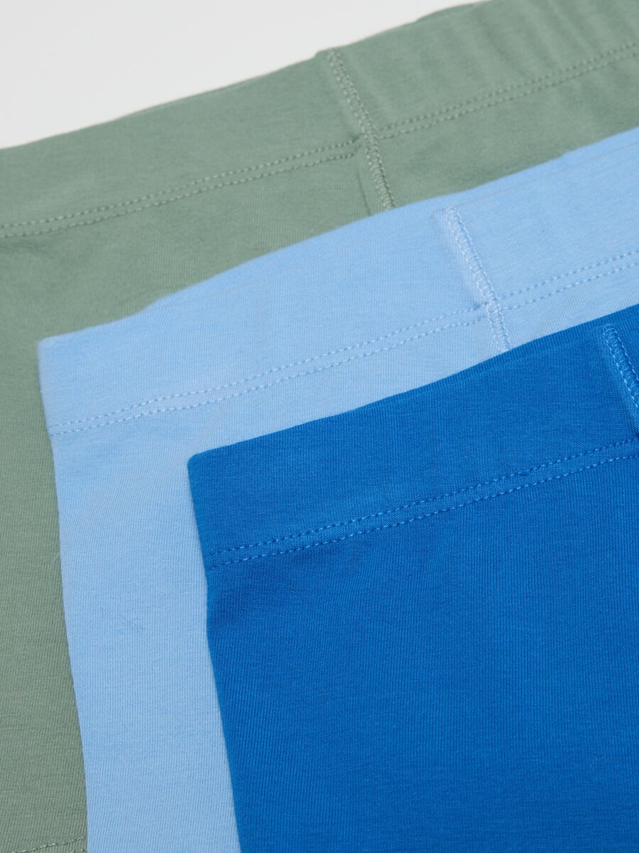 Five-pack blue and green boxer shorts with print_2