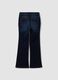 Girls&rsquo; blue flared stretch-cotton jeans_5