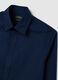 Men's blue cotton blend easy iron shirt_5