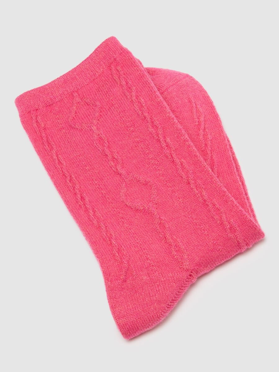 Bipack of multicolour girl's long cotton socks_2