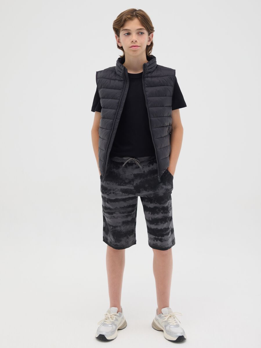 Pantaloncini da ragazzo in puro cotone multicolor regular fit_0
