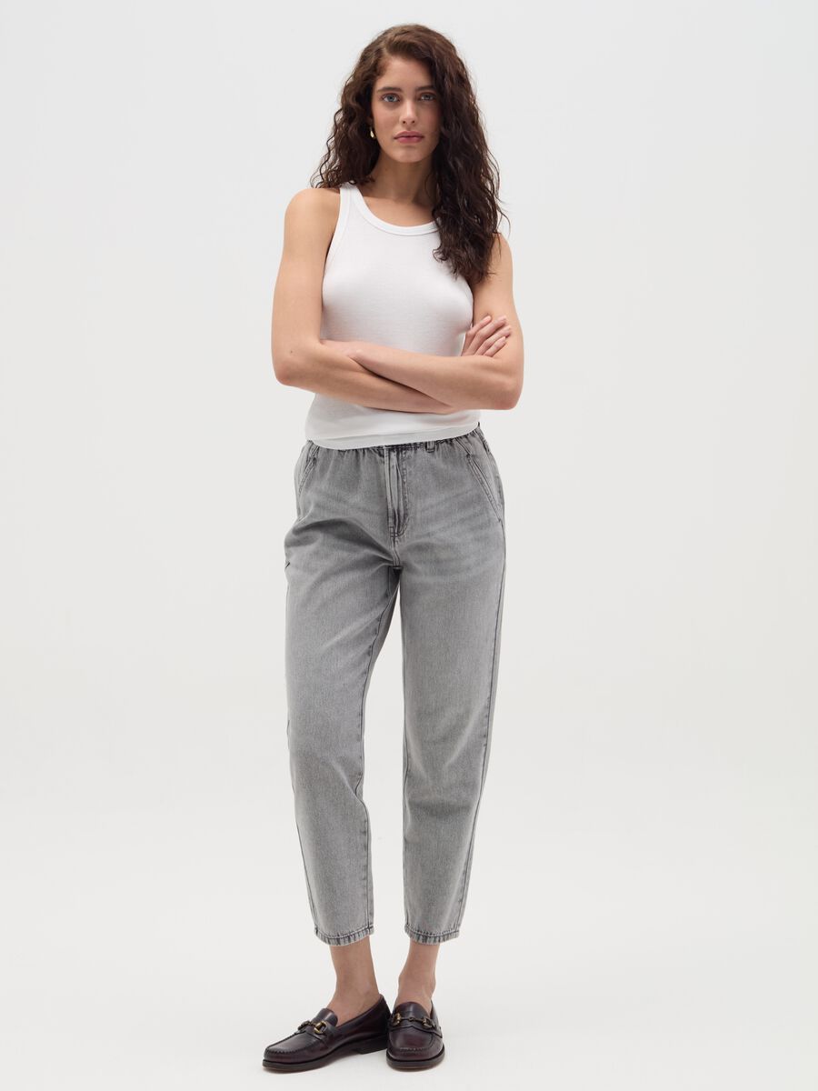 Cropped slouchy-fit jeans_0