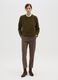 Brown Slim Fit Trousers_0