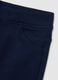 Girls' Slim Fit Blue Stretch Cotton Treggings_2