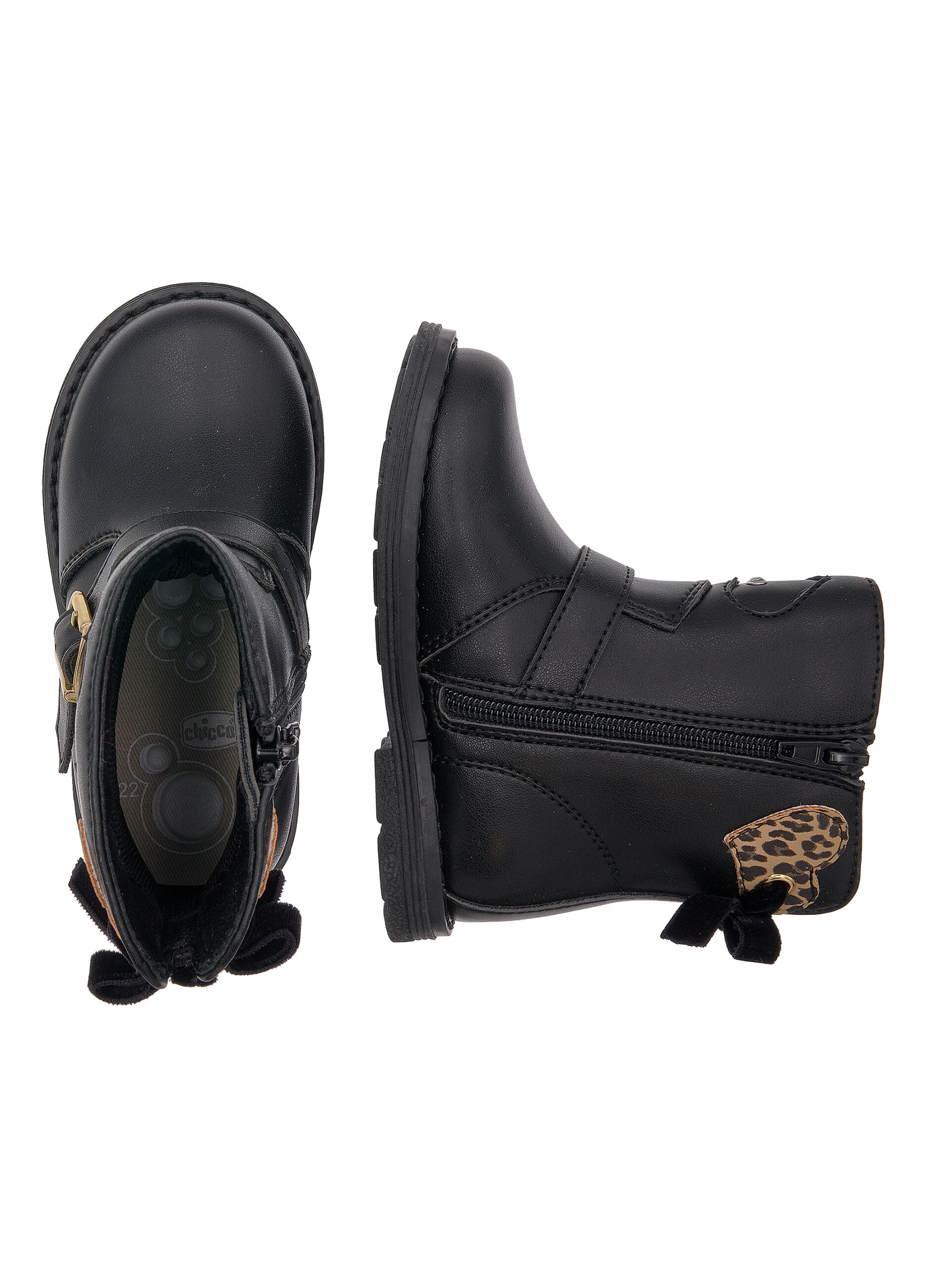 Chicco Black Ankle Boots for Girls