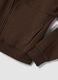 Brown organic cotton hoodie in relaxed fit_2