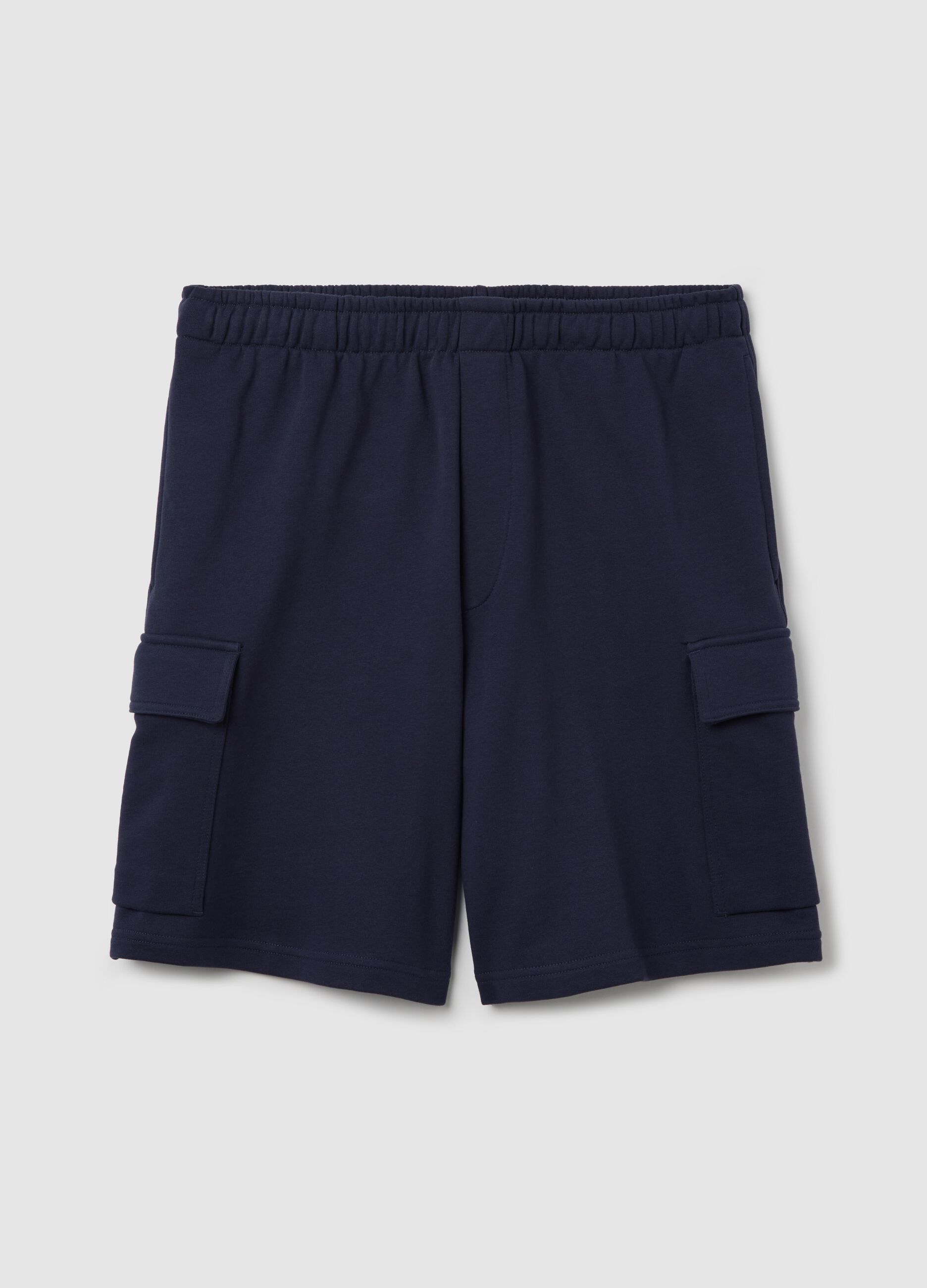 Cargo Bermuda shorts in fleece