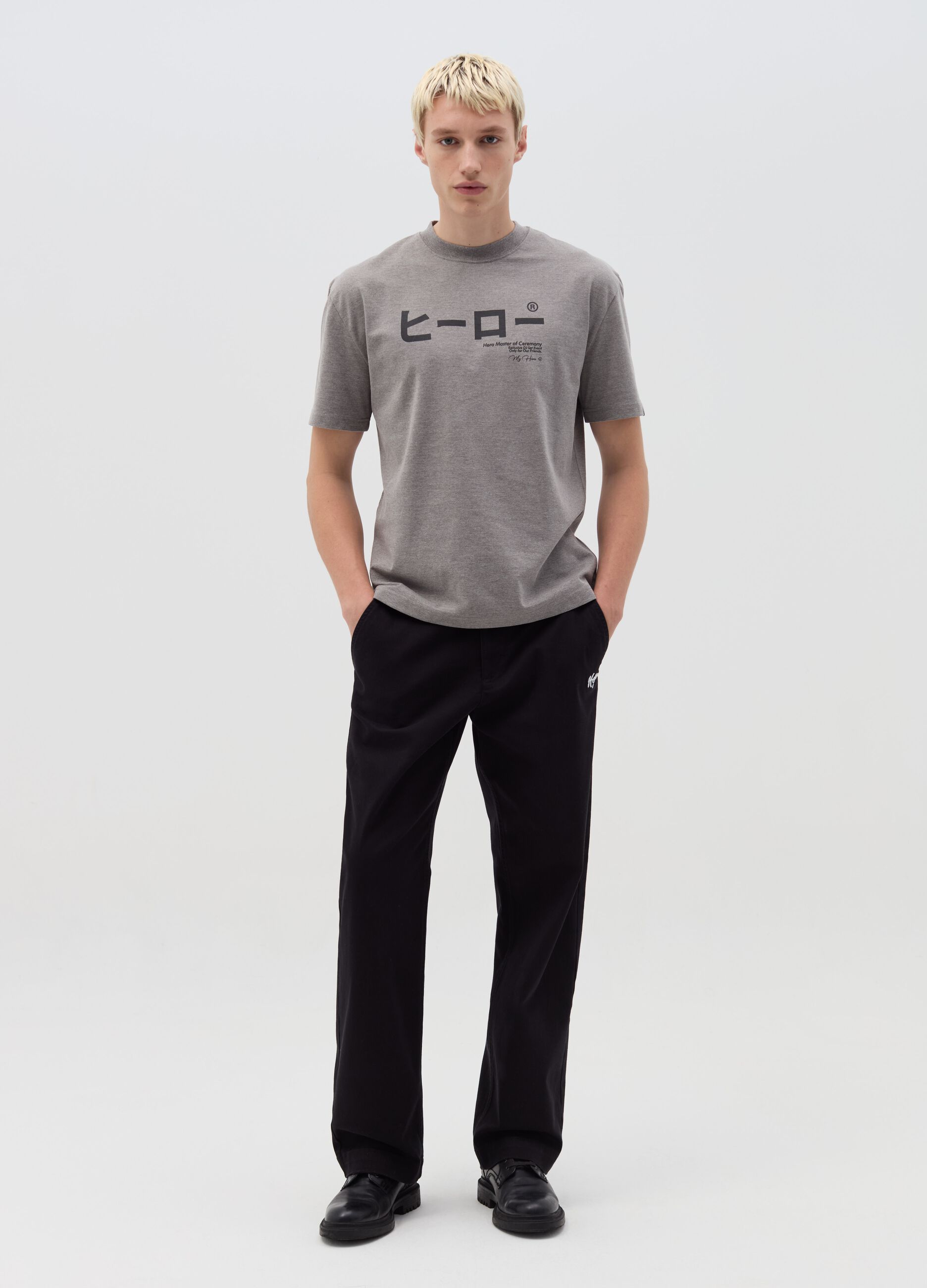 Cotton T-shirt with print