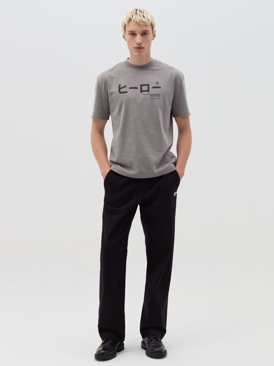 Cotton T-shirt with print_1