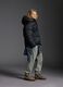 Black The Iconic Puffer Jacket for Boys with Hood_0