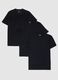 Men's pure black cotton regular fit t-shirt pack_4